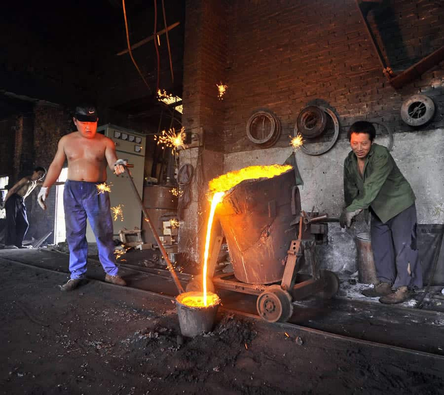 china iron casting foundry factories
